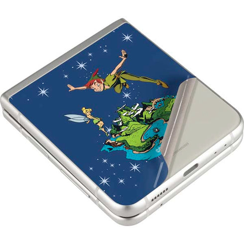 Disney Peter Pan and Tinker Bell in Neverland Galaxy Z Flip4 5G Skin